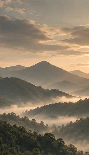 Quiet mountain landscape