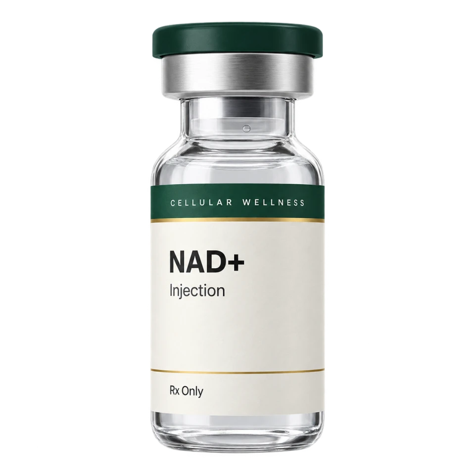 NAD+ injection vial