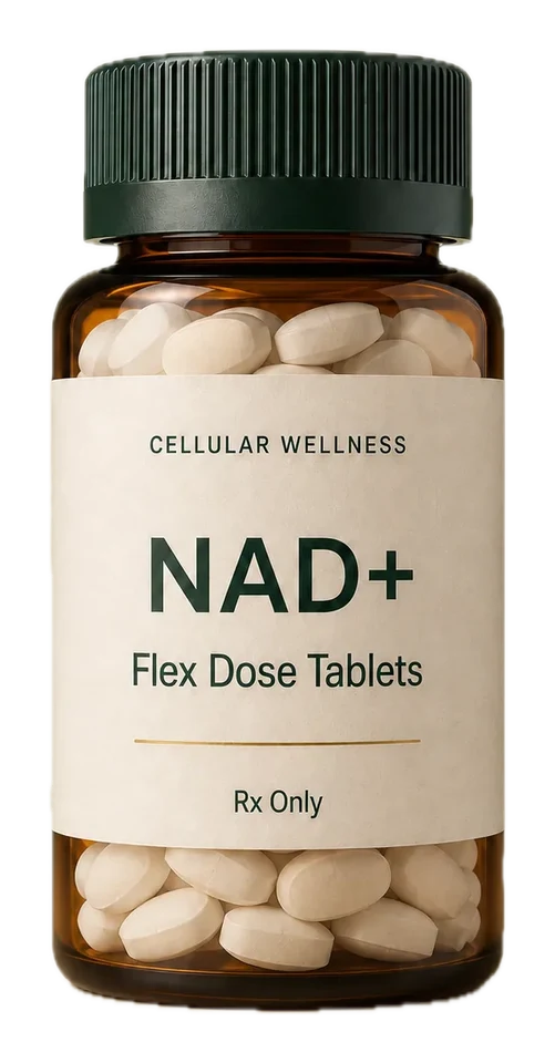 NAD+ Flex Dose Tablets packaging